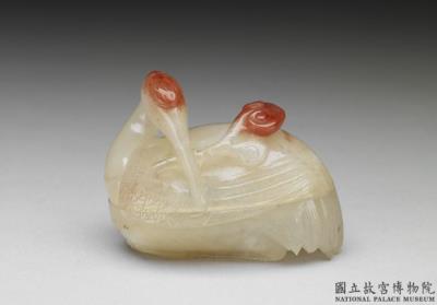 图片[3]-Agate box in the shape of a crane, Qing dynasty (1644-1911)-China Archive